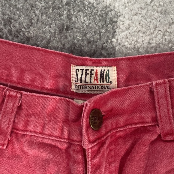 Stefano International Vintage Red Wash Straight Leg Jeans Women's Size 18 - Picture 2 of 9